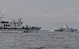 中国海警多点侵入金门水域 二度进出与海巡对峙4小时