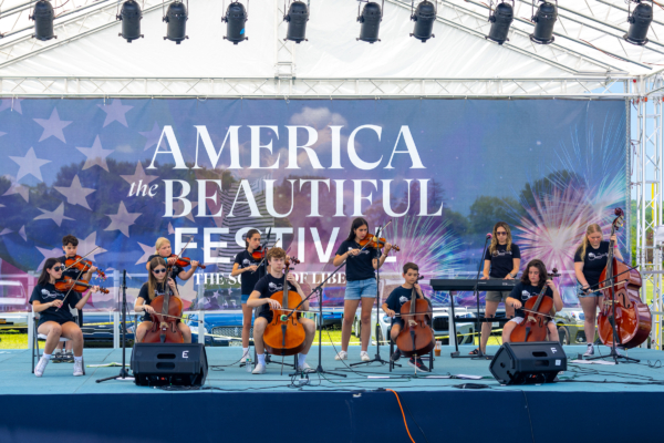 America The Beautiful Festival in Deerpark N.Y. on July 13, 2024