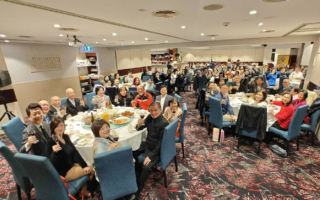 雪梨台湾慈善音乐会开演前 侨界举办欢迎餐会