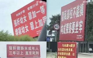湖南小镇现“禁止强奸幼女”等标语 引争议
