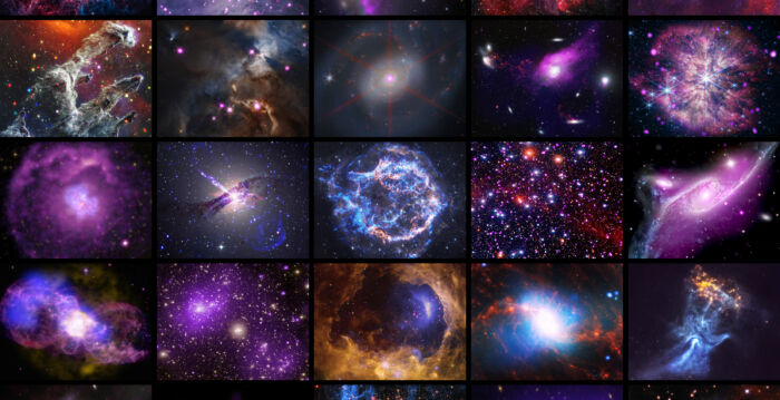 NASA公布钱德拉望远镜拍摄的25张美图