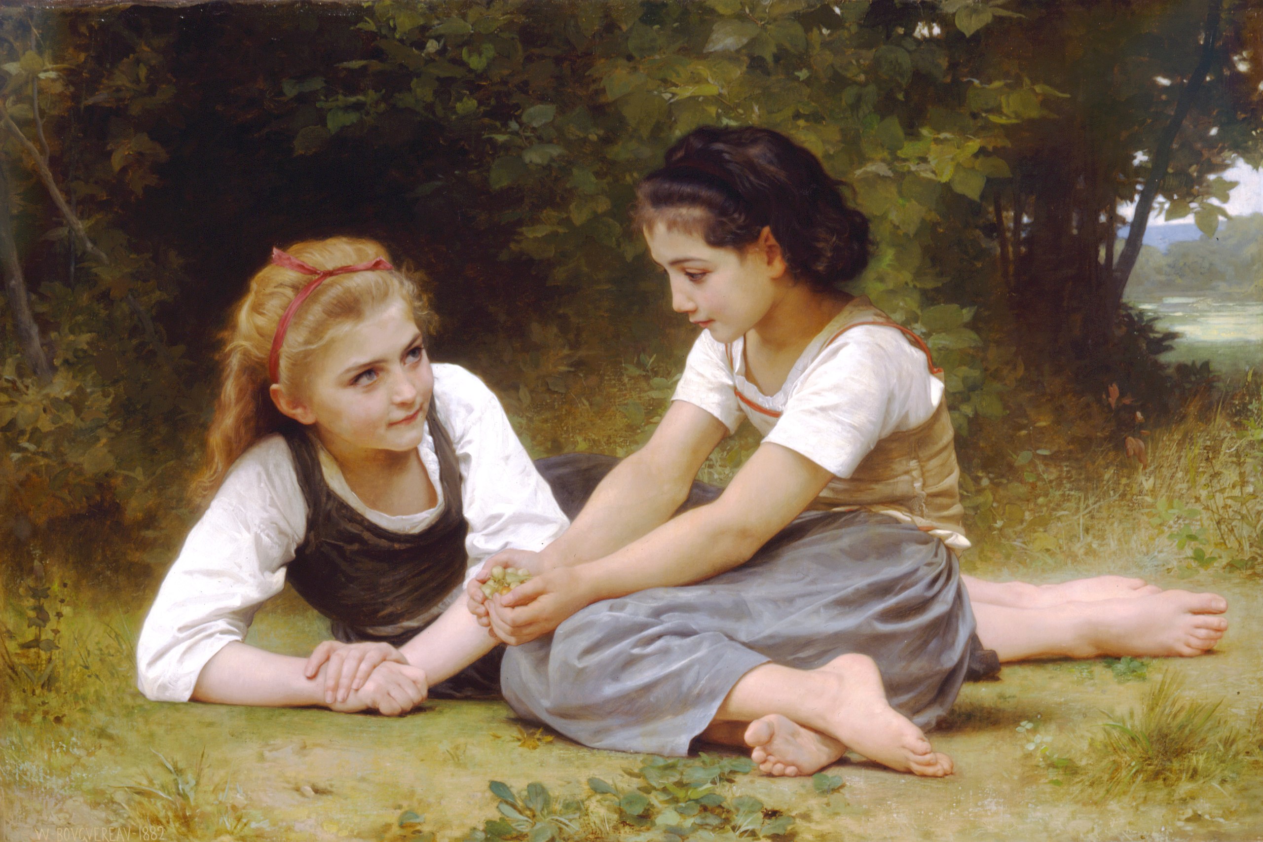 布格罗 纯真与善良托现了布格罗所画人物的永恒之美| William Adolphe Bouguereau | 威廉‧布格罗| 学院派| 大纪元