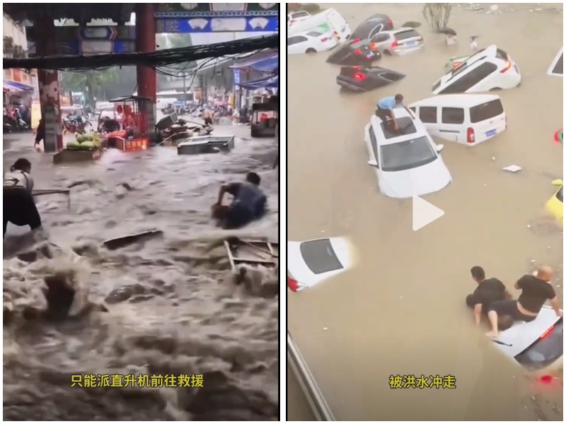 中国　砂張建水 美卫星实拍中国震撼一幕彻底惊呆了！挖掘机在沙漠不间断工作#沙漠#挖掘