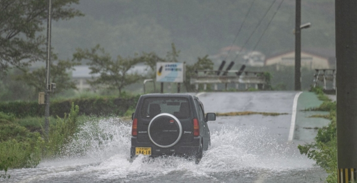 台风“珊珊”袭日本 数百万人被要求撤离