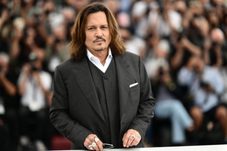 好萊塢男星強尼·戴普（Johnny Depp，陸譯：約翰尼·德普）資料照。 (CHRISTOPHE SIMON/AFP via Getty Images)