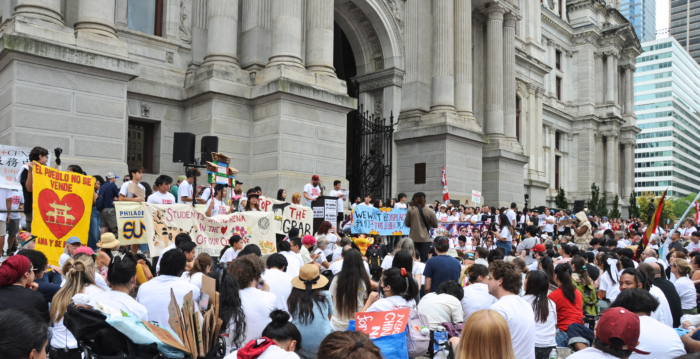 保卫唐人街 费城千人集会反对拟建76 人队篮球馆