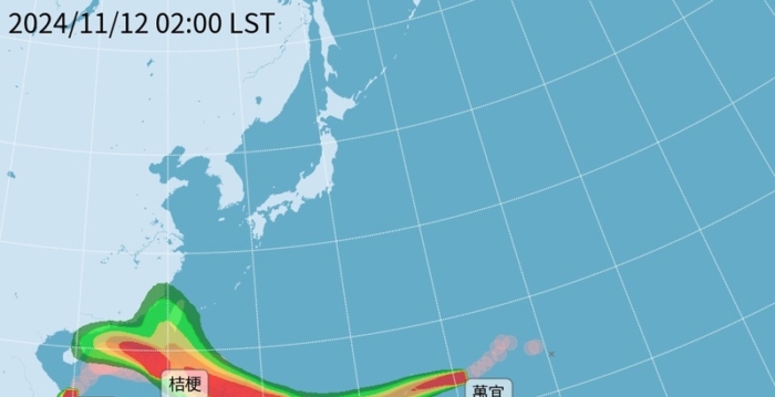 台风天兔生成 史上首次11月4个台风并存