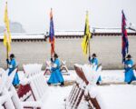 組圖：韓國下初雪 首爾降雪量破百年紀錄