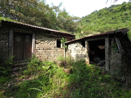 向天湖石头厝，也曾以它极端的姿态兀立在山林之间。