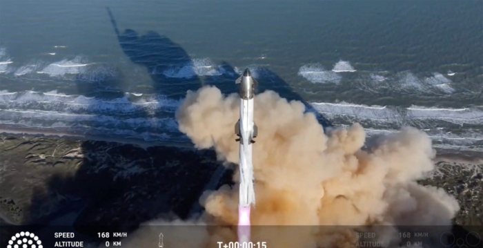 第七次试飞 SpaceX星舰升空后在空中解体