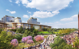 花旗球場周邊大都會公園 360度模擬空間首次開放