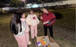 桃園消防局：爆竹煙火須依產品使用說明安全施放