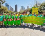 圣派翠克节游行 法轮功队伍展现和平与正向能量