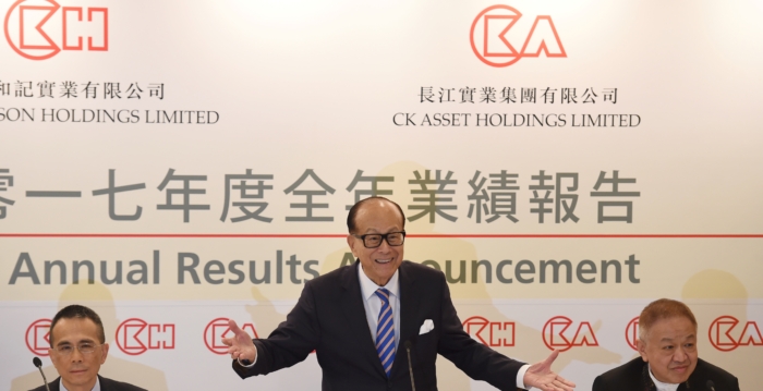 长实集团半年净利下滑 李泽钜首度缺席业绩会