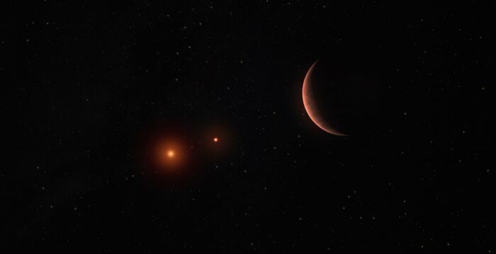 行星以垂直轨道绕行罕见双星 让科学家吃惊