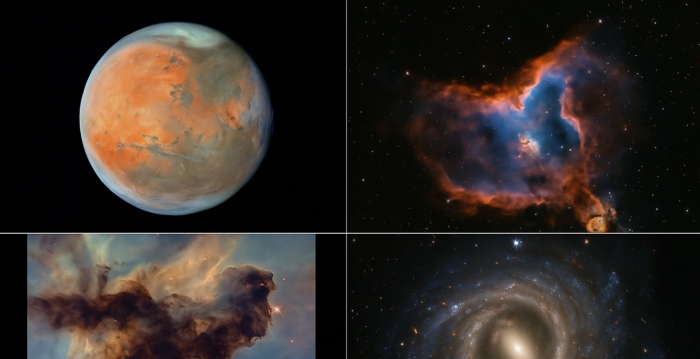 哈勃望远镜35岁庆生 NASA发布多张壮丽星图