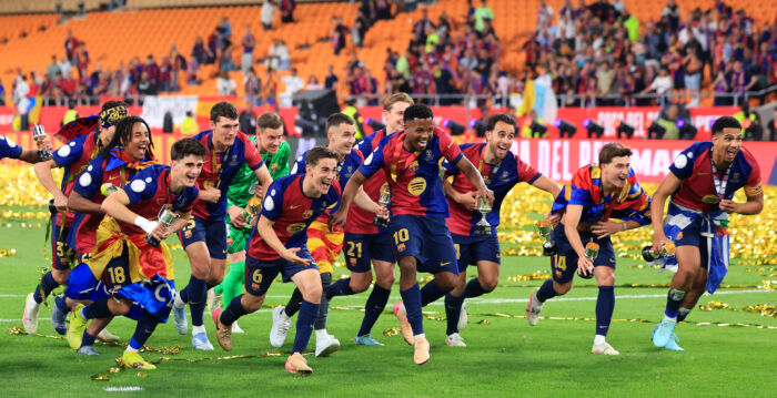 国王杯:巴萨加时赛绝杀王马 时隔4年再夺冠