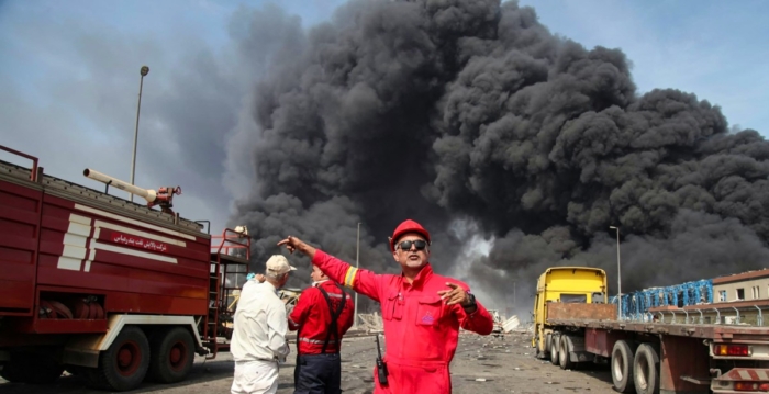 伊朗港口爆炸死亡人数升至28 火势仍在延续