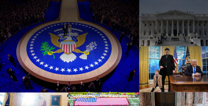 组图:川普上任满100天 重要时刻一览