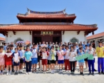 国中会考祈福 县长与师生同心祝祷