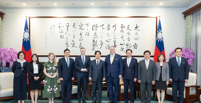 见美智库访团 赖清德盼台美经贸策略创造双赢