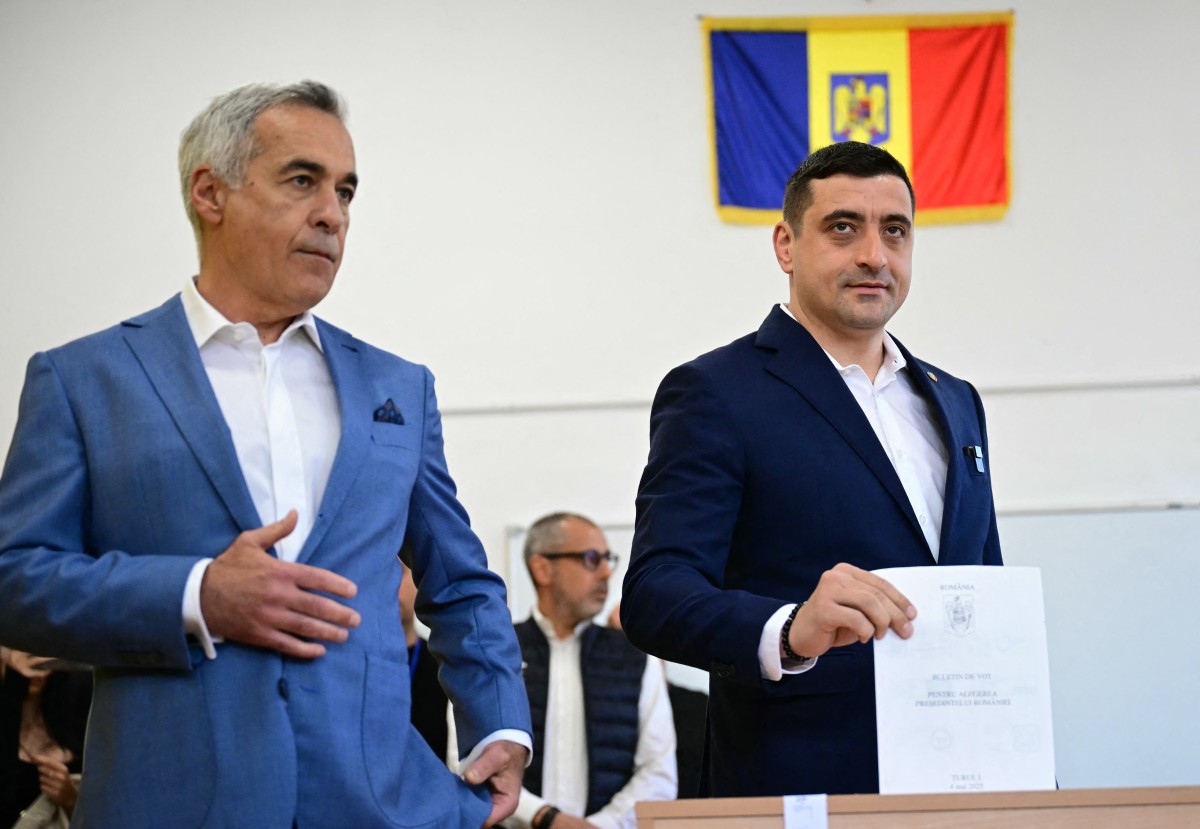 罗马尼亚总统大选右翼候选人有望获胜| 罗马尼亚大选| 大纪元