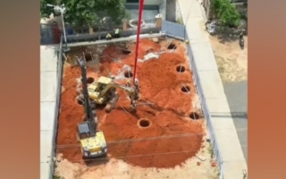 全红婵老家盖新房引关注 现场无人机满天飞