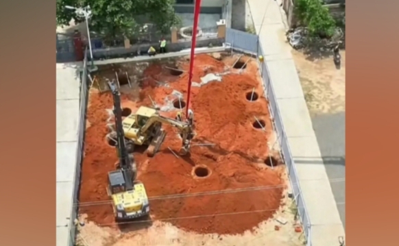 全红婵老家盖新房引关注 现场无人机满天飞