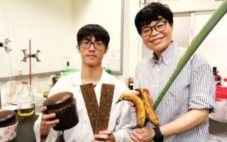香蕉农废“假茎”再利用 兴大发布绿色新建材