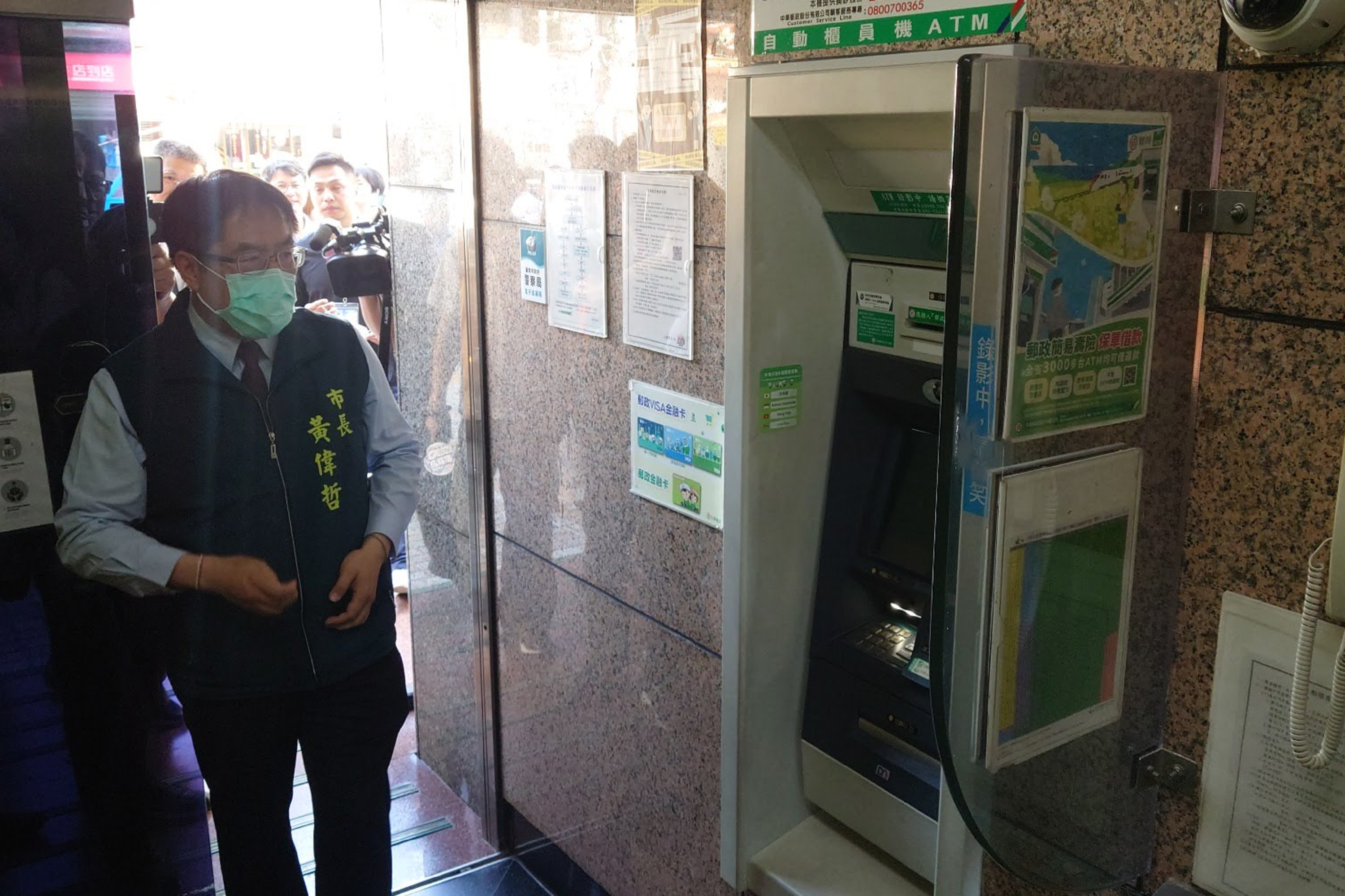 台南首个ATM口罩辨识系统上线语音告警遏阻诈骗车手| 防诈| 黄伟哲| 大纪元