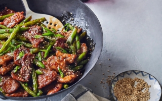 四季豆炒豬肉片 美味的關鍵在自製的醬汁
