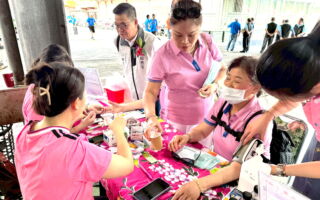 宗教结合健康    桃园观音草漯保障宫台湾妈祖联谊会