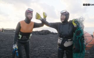 宋智孝学潜水失温嘴唇发紫 体会的海女辛苦