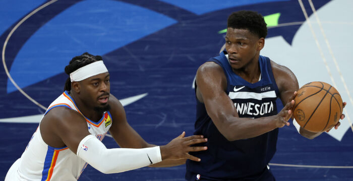 NBA:森林狼狂胜雷霆42分 西部决赛扳回一城