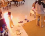 氢气球突爆炸起火 江苏女童汗毛头发被烧焦