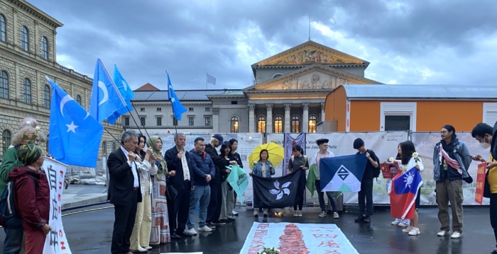 悼念六四36周年 德国慕尼黑集会抗议中共