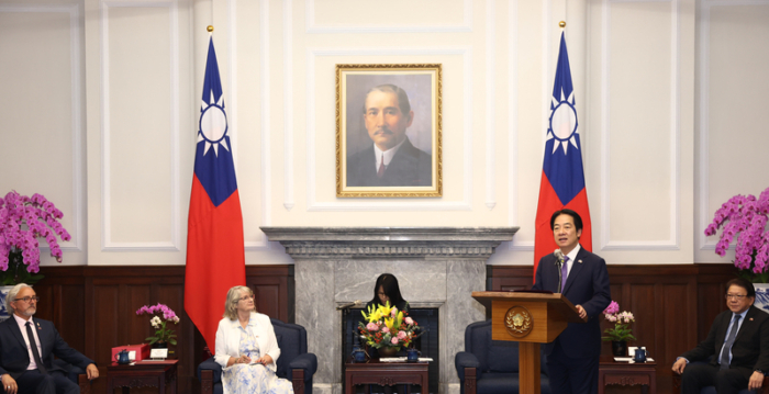 接见法国议员访团 赖清德盼打造台法紧密关系