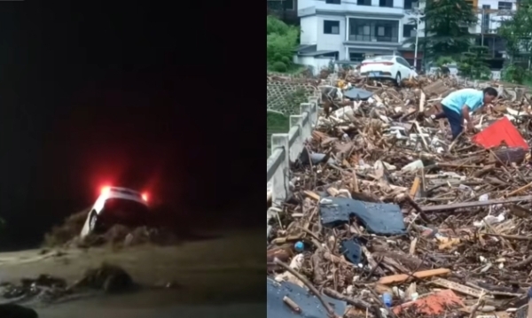 山洪夜袭河南 冲走工人板房 至少5死3失踪