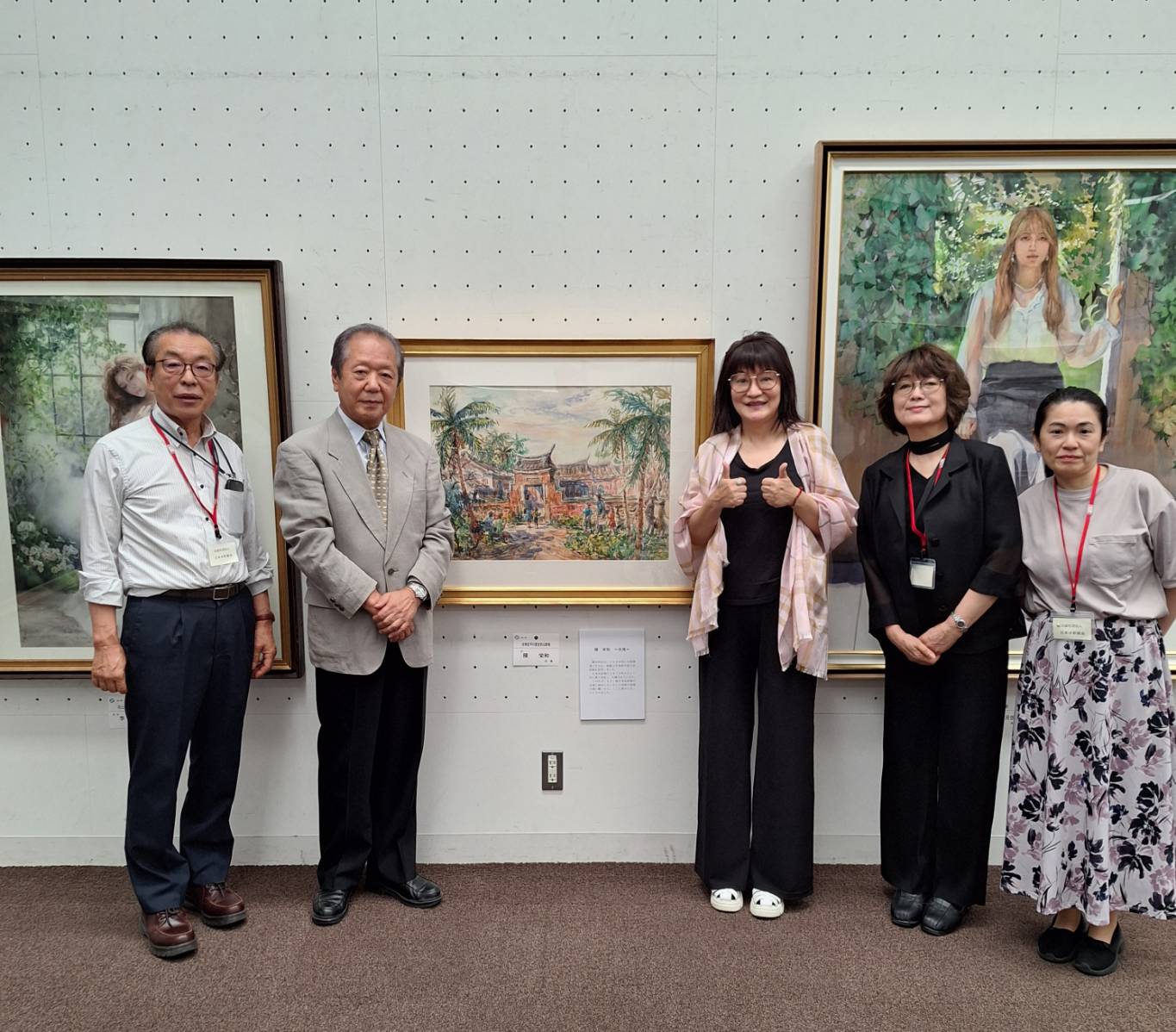 中国人水彩画家　陳芸　額装作品 中国人水彩画家 陳芸 額装作品 中国人水彩画家 陳芸 額装作品 -