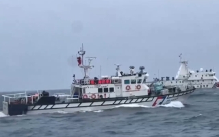 中共4海警船侵擾金門水域 遭台海巡監控驅離