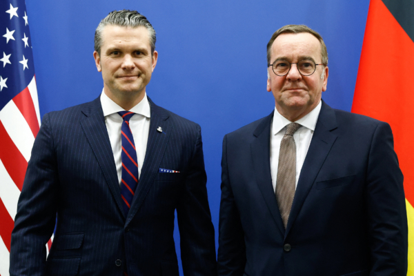 德防長將會晤美國防長 商榷援烏及導彈部署