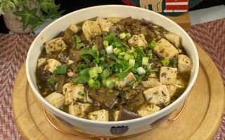 【梁廚美食】肉碎紫蘇醬煮豆腐茄子~超級下飯新菜色!