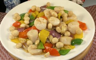 【梁廚美食】夏果彩椒炒帶子~家常開胃菜