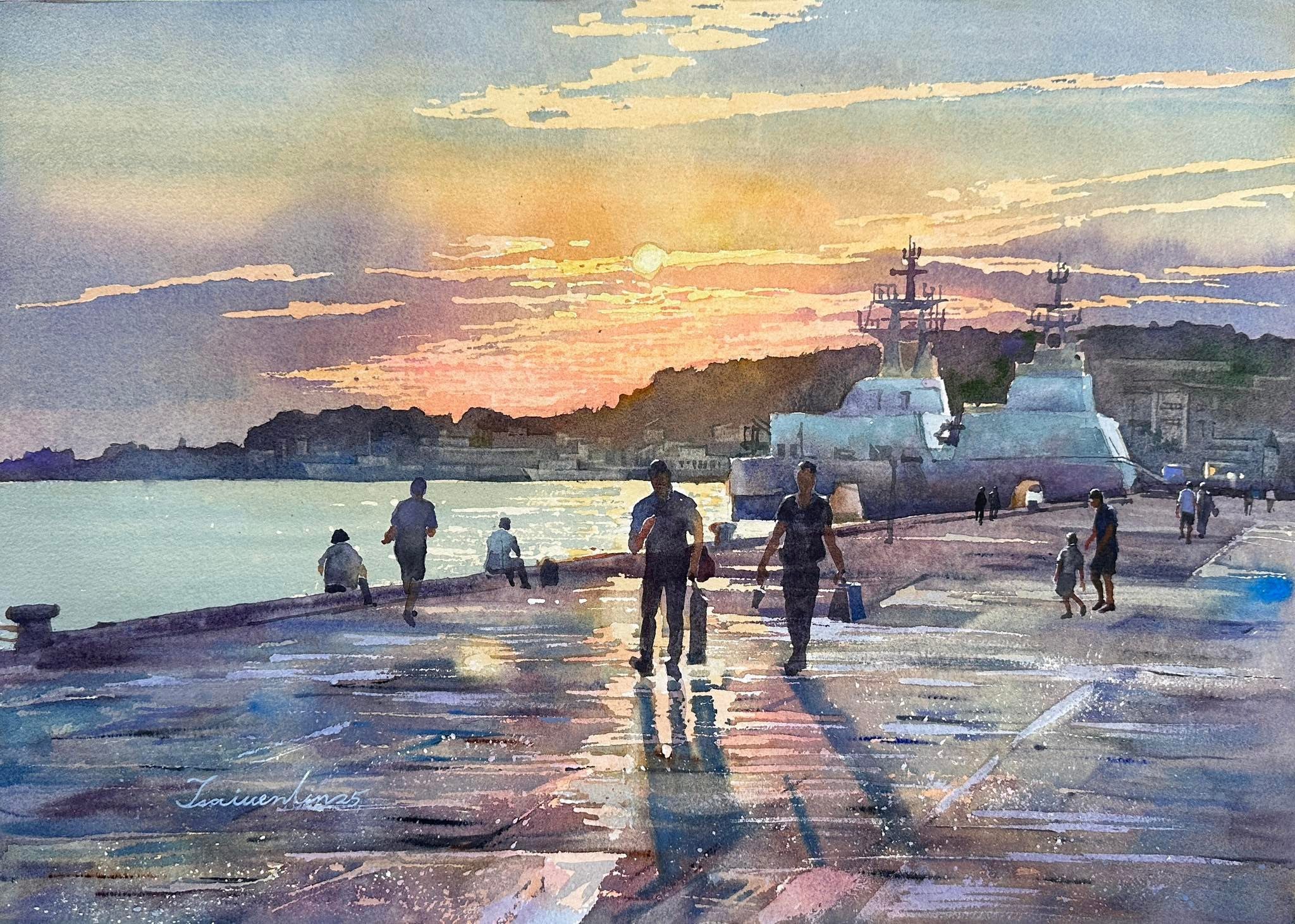 日常风景的深情凝视蔡岳霖水彩个展将登场| 台南文化中心| 艺术| 大纪元