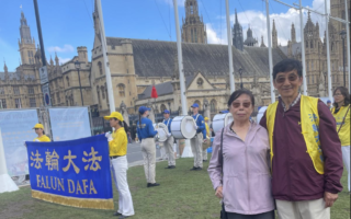 26年反迫害 英法轮功学员回顾7.20经历（四）