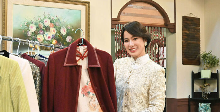 演西服店板娘造型华丽 黄瑄长期戴假发有后遗症