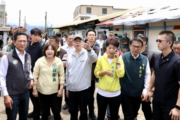视察后壁水灾 卓揆启动“云嘉南前进指挥所”