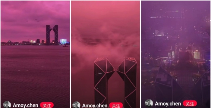 上海台风海啸等数警齐发 动车折返飞机延期