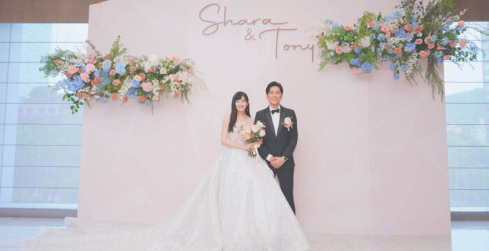 林逸欣婚礼延宕3年终完成 夫妻缘分始于10年前