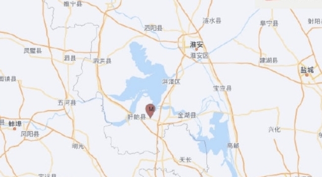 江苏盱眙3.3级地震 南京合肥多地有震感 ​